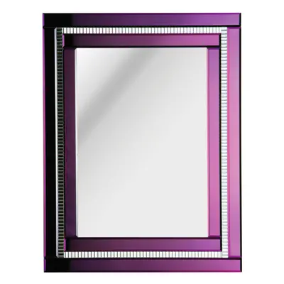 Premier Housewares Purple Deco Mirror