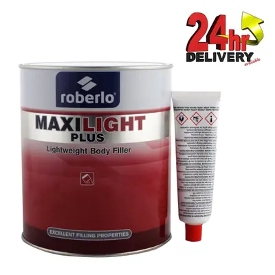 Roberlo MAXILIGHT Plus Car Body Filler 3L Easy Sand Bodyfiller MAXILITE