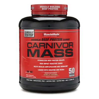 MuscleMeds Carnivor Mass, Vanilla Caramel, 2688g