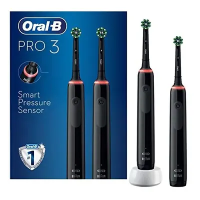 Oral-B Pro 2x Electric Toothbrushes with Smart Pressure Sensor, Handles & Cross Action Toothbrus