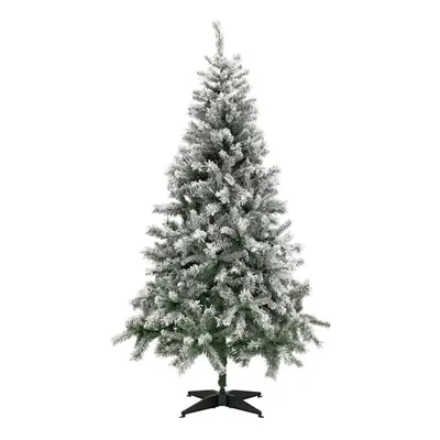 Home 6ft Snow Covered Christmas Tree - Green