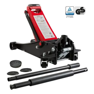 AREBOS t hydraulic jack with mm lifting height - Red/black