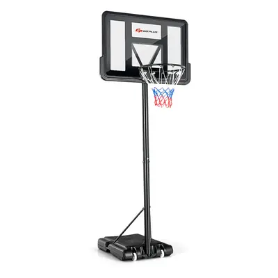 Basketball Stand System Shatterproof Backboard Adjustable Basketball Hoop