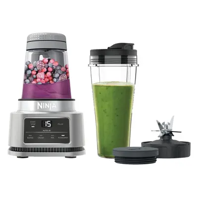 Ninja Foodi Power Nutri 2-in-1 CB100UK 0.7 Litre Blender with Accessories - Silver