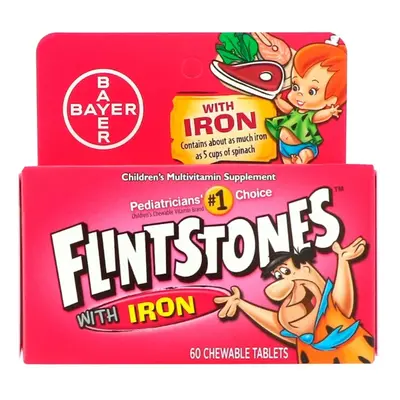 Flintstones, Children's Multivitamin with Iron, Fruit Flavors