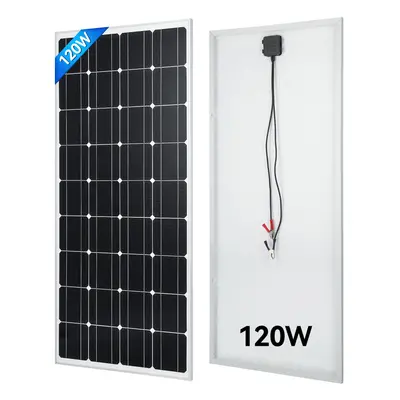 120 Watts Solar Panel Volt Mono Off Grid Power For RV Boat