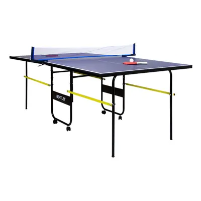 Charles Bentley 6ft9in 3/4 Junior Folding Table Tennis Table - Bats, Balls & Net