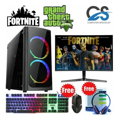 Fast Gaming PC Bundle Intel Quad Core i7 16GB 1TB Win GTX