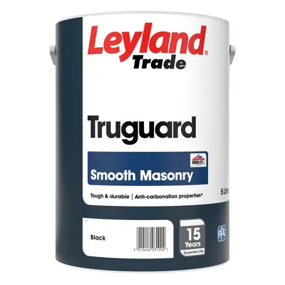 Leyland Trade Truguard Smooth Masonry Black 5L