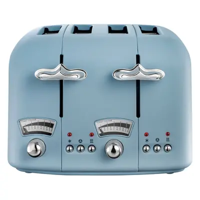 De'Longhi Argento Flora CT04.AZ Slice Toaster - Agave Blue