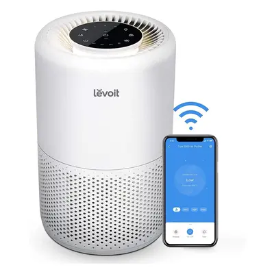 Levoit Smart WiFi Air Purifier for Home, Alexa Enabled H13 True HEPA Filter, CADR 170mÂ³/h, Remo