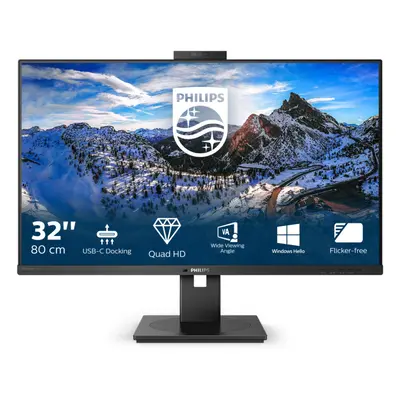 Philips P Line 326P1H/00 LED display cm (31.5") x pixels Quad HD Black