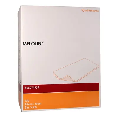 Melolin Low Adherent Absorbent Cushioned Dressing cm x cm - (box of 100)