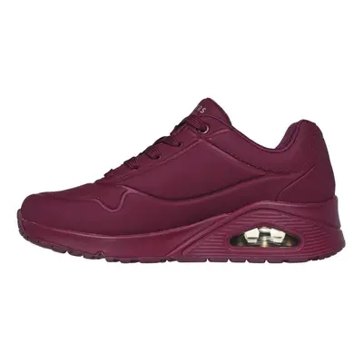 Skechers Women's Uno-Stand on Air Sneaker, Plum, 7.5