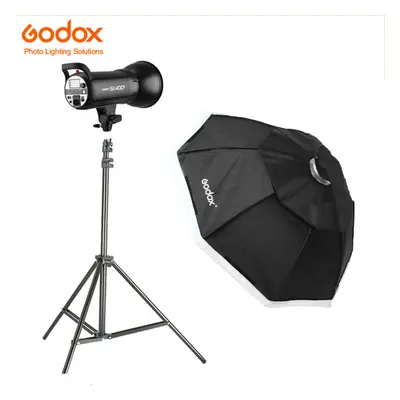 Godox SK400II Studio Flash Light Bowens+95cm softbox+2m Light Stand