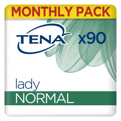 TENA Lady Discreet Normal Towels, for Light to Moderate Bladder Weakness, Monthly Pack of Incont