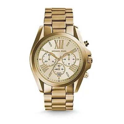 Michael Kors Womens Bradshaw Gold-Tone Watch MK5605