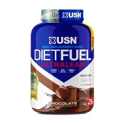 USN Diet Fuel UltraLean Chocolate 2.5KG: Meal Replacement Shake, Diet Protein Powders for Weight