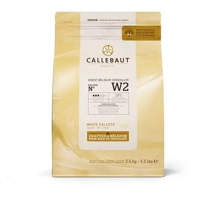 Callebaut Chocolate White Easi-Melt Buttons Callets 2.5 Kg