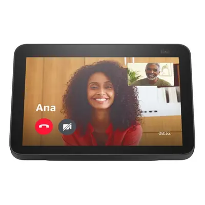 Amazon - Echo Show (2nd Gen, release) | HD smart display with Alexa and MP camera - Charcoa