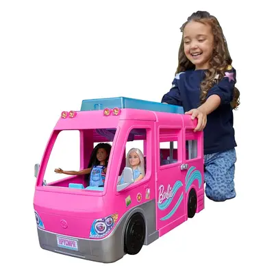 Barbie Camper | DreamCamper Vehicle Playset | 60+ Barbie Accessories