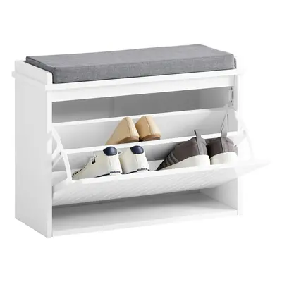 SoBuy FSR98-W, Hallway Shoe Bench Shoe Rack Shoe Cabinet