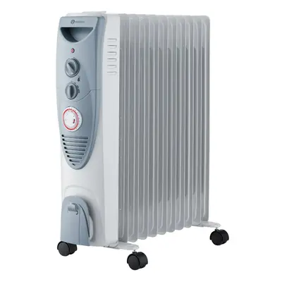 PureMate 2500W Oil Filled Radiator - Fin - Portable Electric Heater