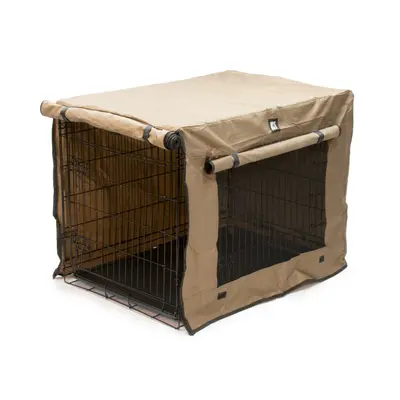 KCT 36â Large Metal Pet Crate + Floor With Cover Heavy Duty Foldable Covering for Dog Puppies 