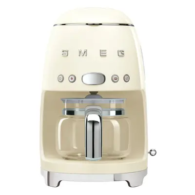 Smeg DCF02CRUK Filter Coffee Machine with Timer - Cream