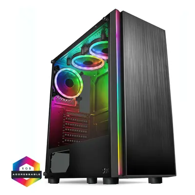 FCS Gaming PC Computer Intel Quad Core i5 8GB DDR3 500GB Win Antivirus