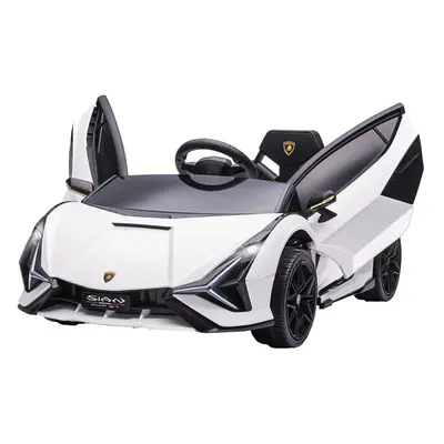 HOMCOM Lamborghini SIAN 12V Kids Electric Ride On Car Toy w/ Remote Control