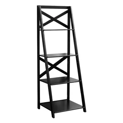 Ladder Shelf Sturdy and Durable Bookcase Storage Rack Multiple Usage