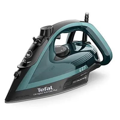 Tefal Ultragliss Anti-Calc Plus FV6848 Steam Iron / Black & Turquoise