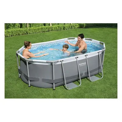 Bestway Power Steel Oval Swimming Pool Set 10'X6'7X33" Above Ground