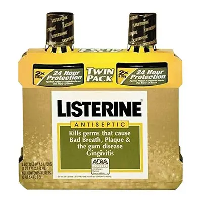 Listerine Antiseptic Mouth Wash Original Flavor Bottle, 1.5 L, Piece