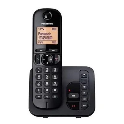 Panasonic TGC220 Single Digital Cordless Answer Phone with Nuisance Call Block - KX-TGC220EB