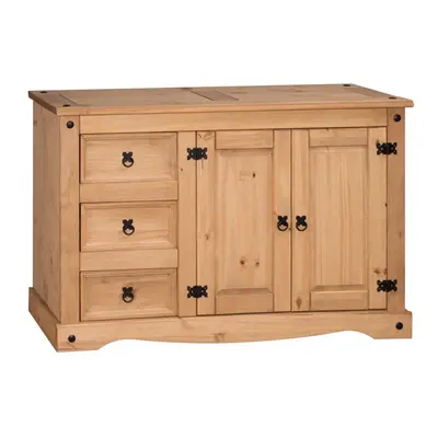 Corona Door Drawer Low Sideboard Solid Wood Pine Furniture