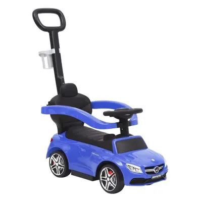 vidaXL Push Walk Car Mercedes-Benz C63 Blue Ride-on Baby Children Car Toy