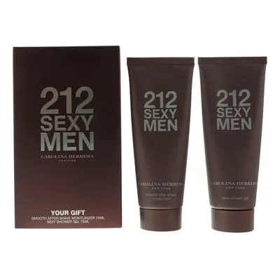 Carolina Herrera Sexy Men Gift Set Moisturiser & Shower Gel