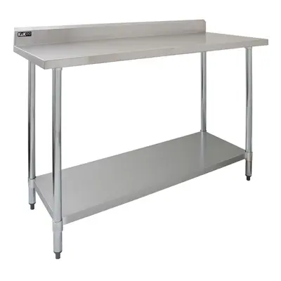 4FT Kitchen Work Bench Catering Table Commercial Stainless Steel Prep Surface