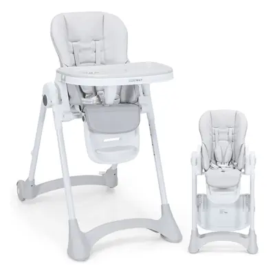 Baby Highchair Adjustable Folding Infant High Chair Toddler Feeding Chair