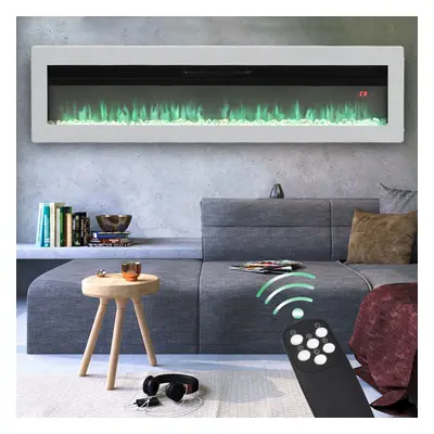 LED Electric Wall Fireplace Flame Color with Freestanding Leg 60inch