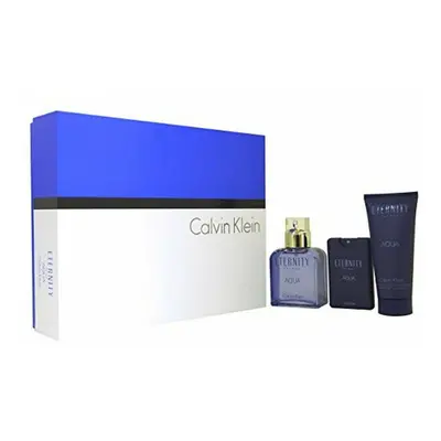 Eternity For Men by Calvin Klein (Acqua) EDT Spray 100ml + EDT Spray 20ml + Balm