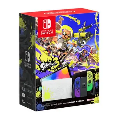 SWI Nintendo Switch OLED Model Console (Splatoon 3)