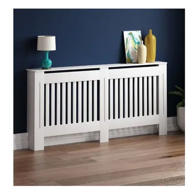 New Radiator Cover White Modern Traditional Wood Grill Shelf Cabinet Furniture