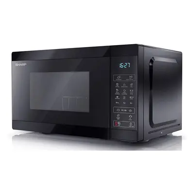 Sharp YC-MG02U-B Black 20L 800W Microwave with 1000W Grill and Touch Control