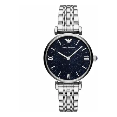 Emporio Armani Gianni T-Bar Ladies Watch AR11091Â¦Blue DialÂ¦Stainless Steel Strap