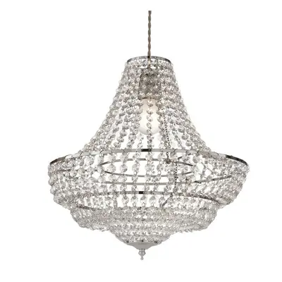 Marilyn Clear Acrylic Jewel Light Shade Pendant