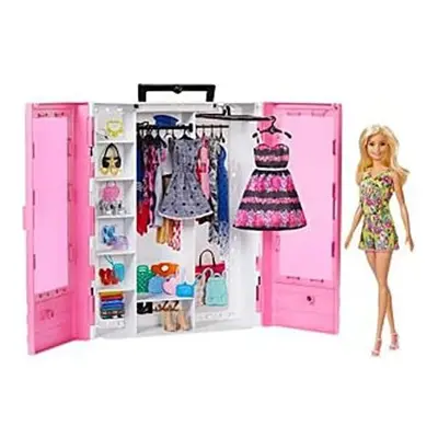 Barbie Fashionistas Ultimate Closet & Doll - Portable Fashion Playset with Carry Handle - Sets o