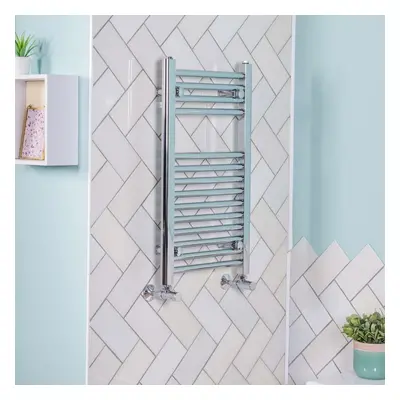 Bergen x 400mm Straight Chrome Heated Towel Rail